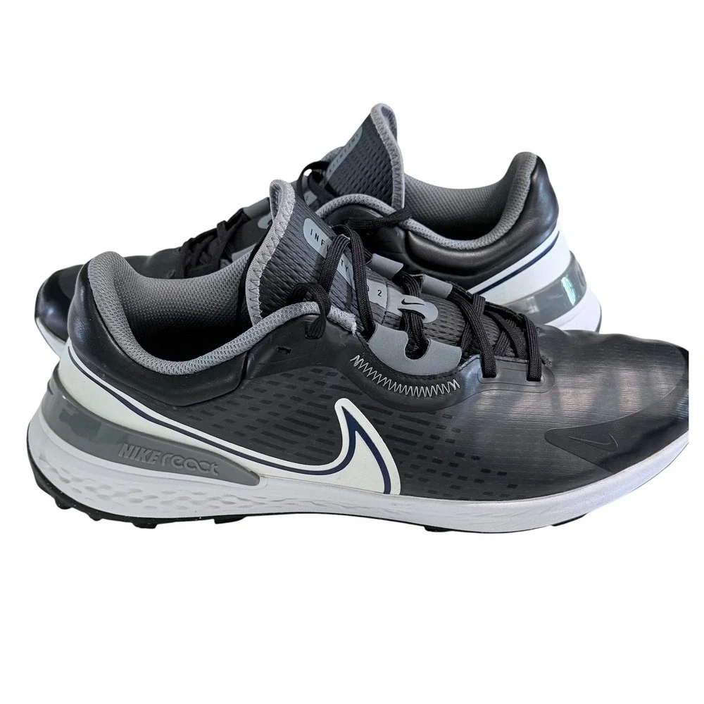 Nike Infinity Pro 2 Golf Shoes Mens 13W Black White Nike React DM8449-001